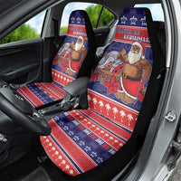 Samoa Christmas Car Seat Cover Samoan Santa Claus Manuia Le Kerisimasi