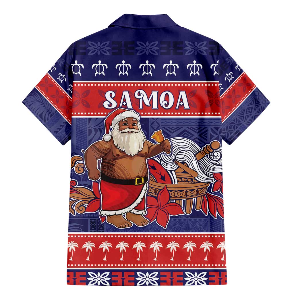 Samoa Christmas Family Matching Mermaid Dress and Hawaiian Shirt Samoan Santa Claus Manuia Le Kerisimasi