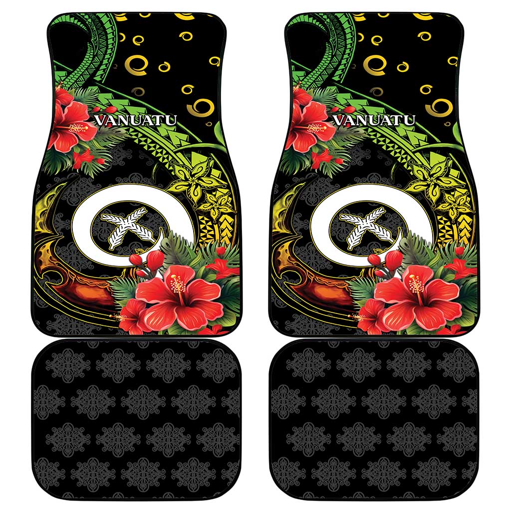 Love Vanuatu Christmas Car Mats God Yumi Polynesian Tribal Pattern