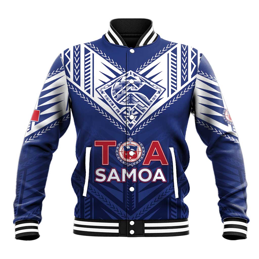 Super Toa Samoa Rugby Custom Baseball Jacket Warrior Spirit LT05