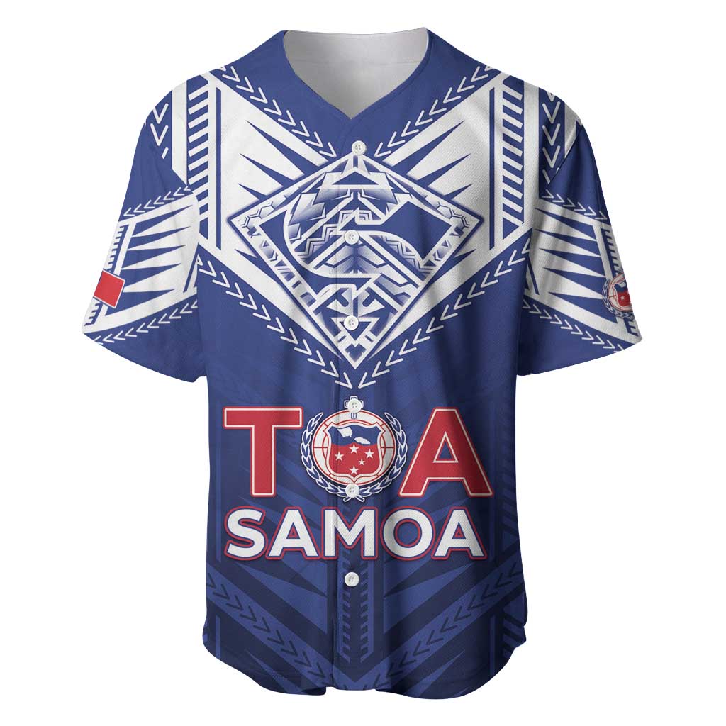 Super Toa Samoa Rugby Custom Baseball Jersey Warrior Spirit LT05