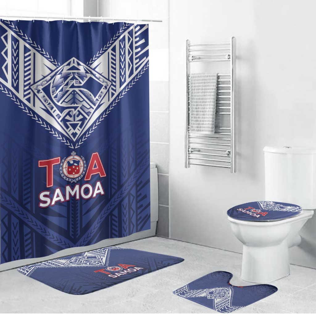 Super Toa Samoa Rugby Bathroom Set Warrior Spirit LT05