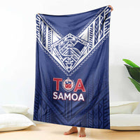 Super Toa Samoa Rugby Blanket Warrior Spirit LT05