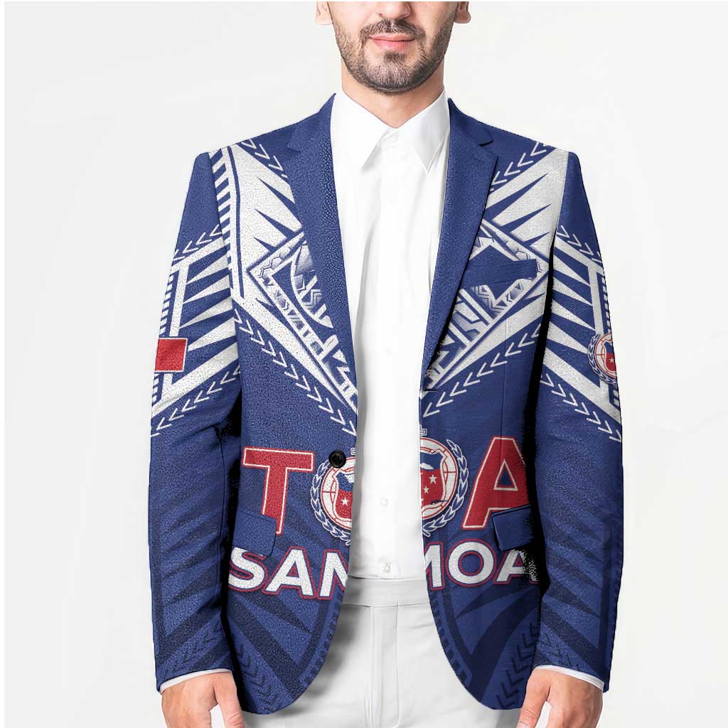 Super Toa Samoa Rugby Custom Blazer Warrior Spirit LT05