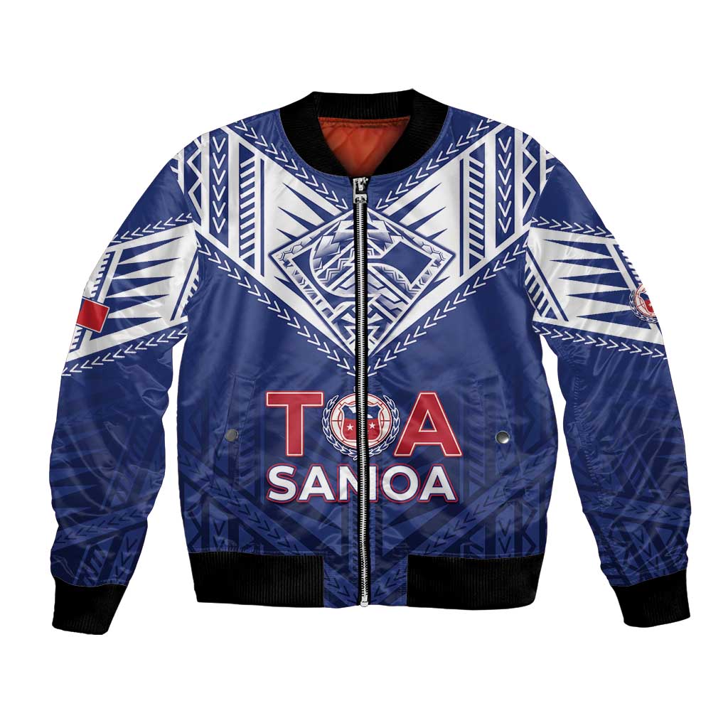 Super Toa Samoa Rugby Custom Bomber Jacket Warrior Spirit LT05