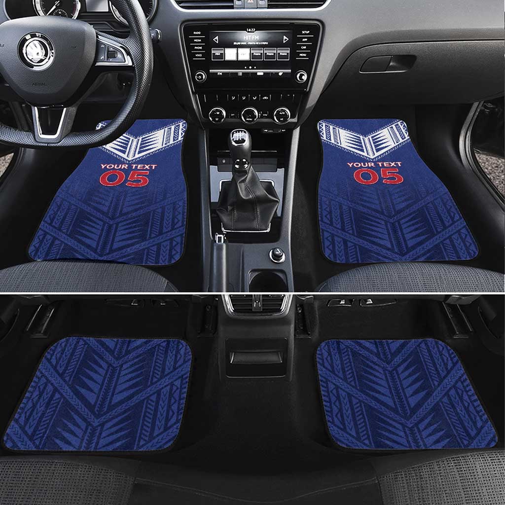 Super Toa Samoa Rugby Custom Car Mats Warrior Spirit LT05