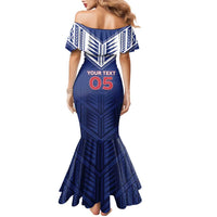 Super Toa Samoa Rugby Custom Family Matching Mermaid Dress and Hawaiian Shirt Warrior Spirit LT05