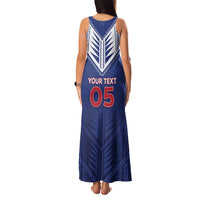 Super Toa Samoa Rugby Custom Family Matching Tank Maxi Dress and Hawaiian Shirt Warrior Spirit LT05