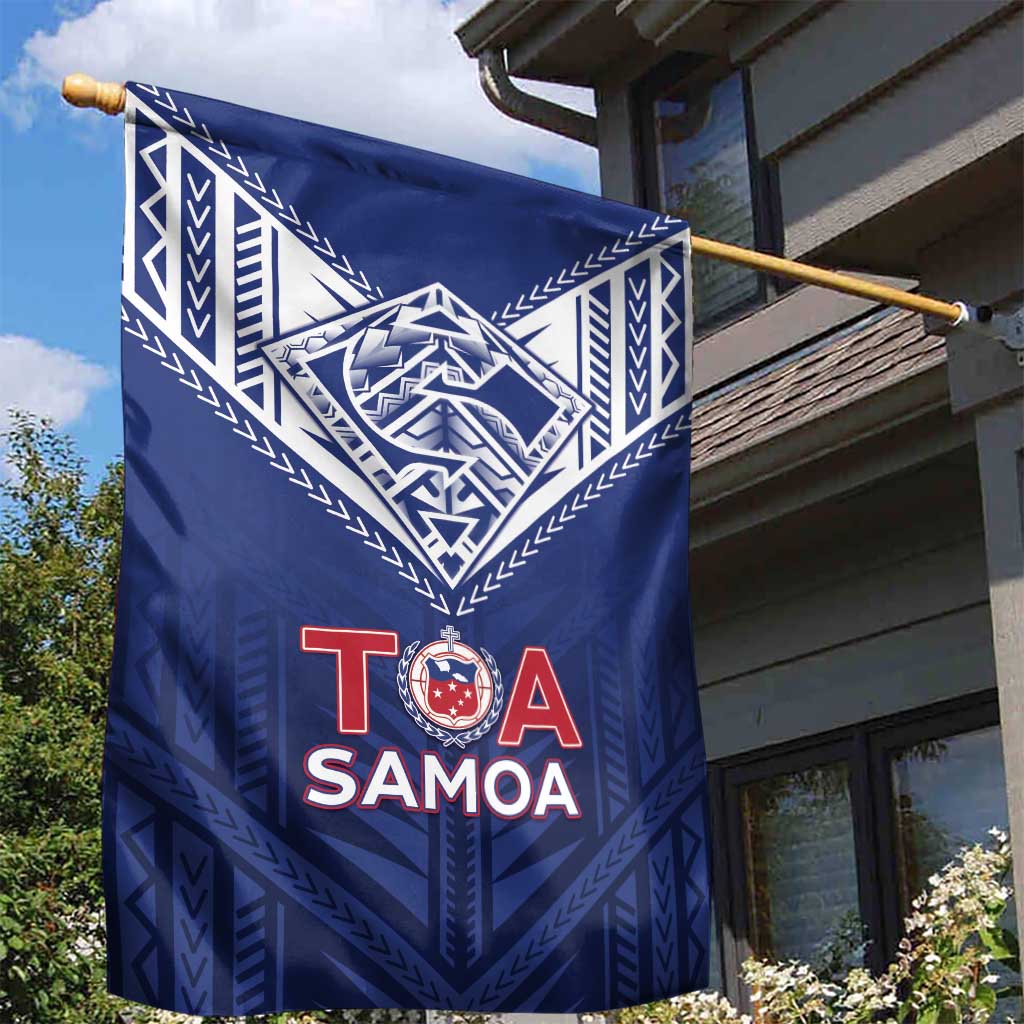 Super Toa Samoa Rugby Garden Flag Warrior Spirit LT05