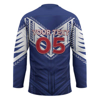 Super Toa Samoa Rugby Custom Hockey Jersey Warrior Spirit LT05