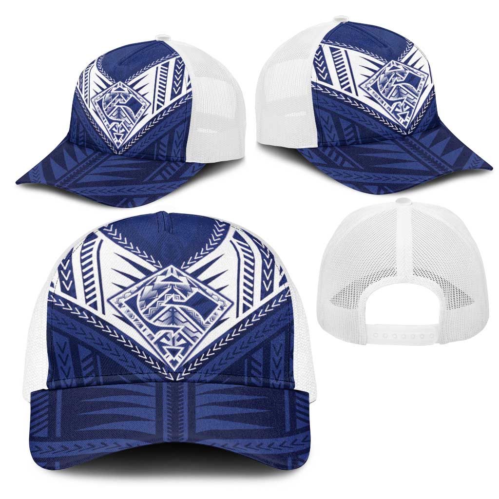 Super Toa Samoa Rugby Mesh Trucker Cap Warrior Spirit - Polynesian Pride