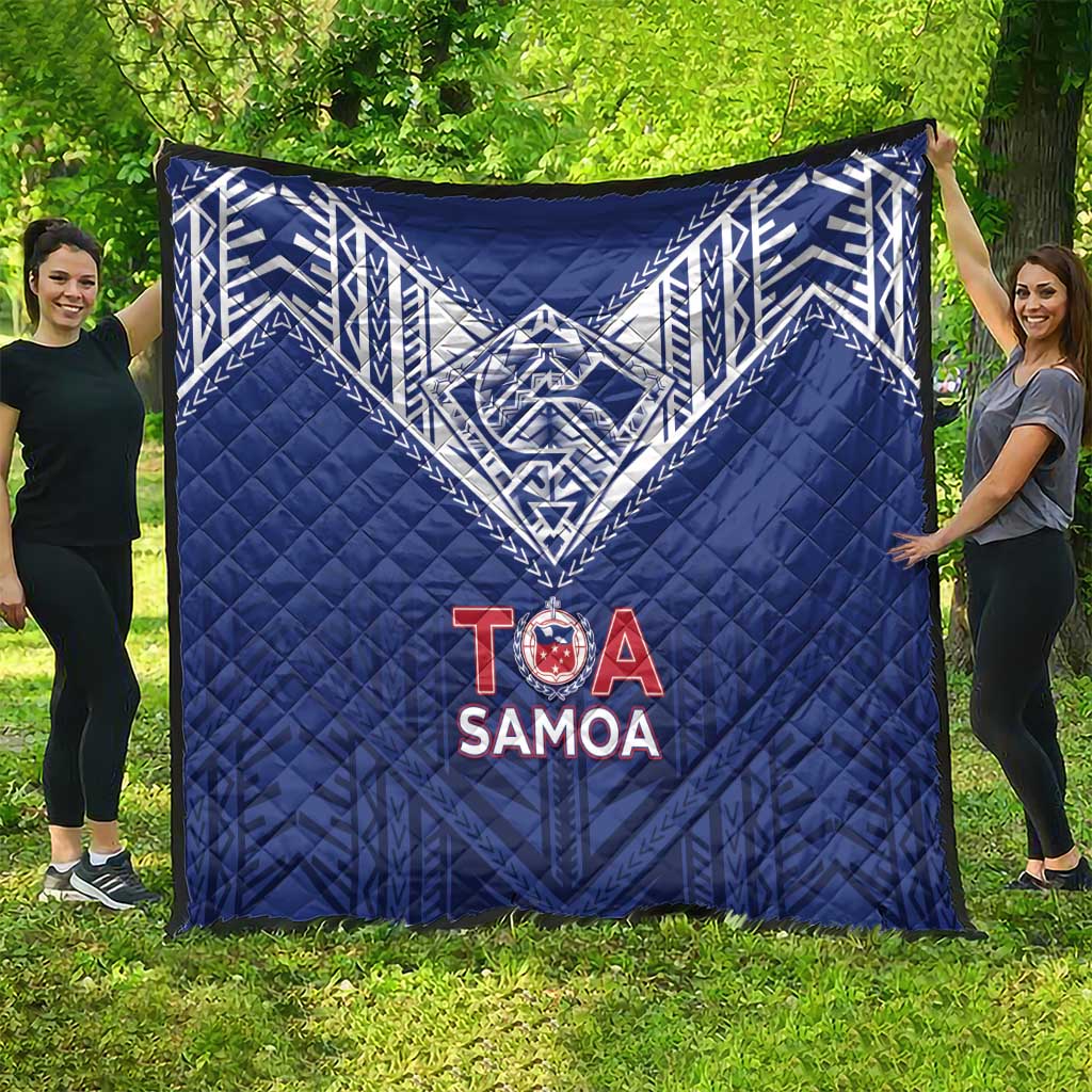 Super Toa Samoa Rugby Quilt Warrior Spirit LT05