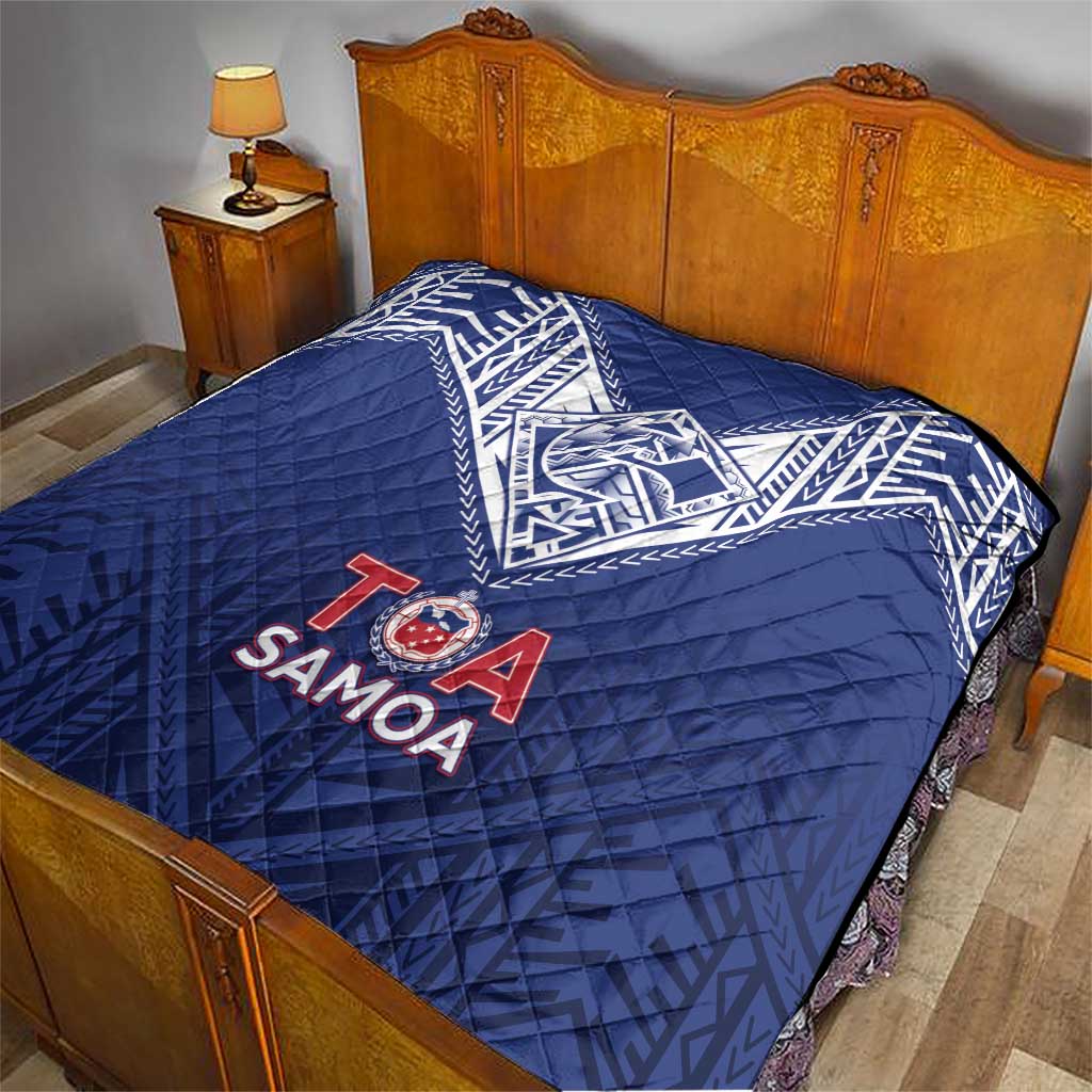 Super Toa Samoa Rugby Quilt Warrior Spirit LT05