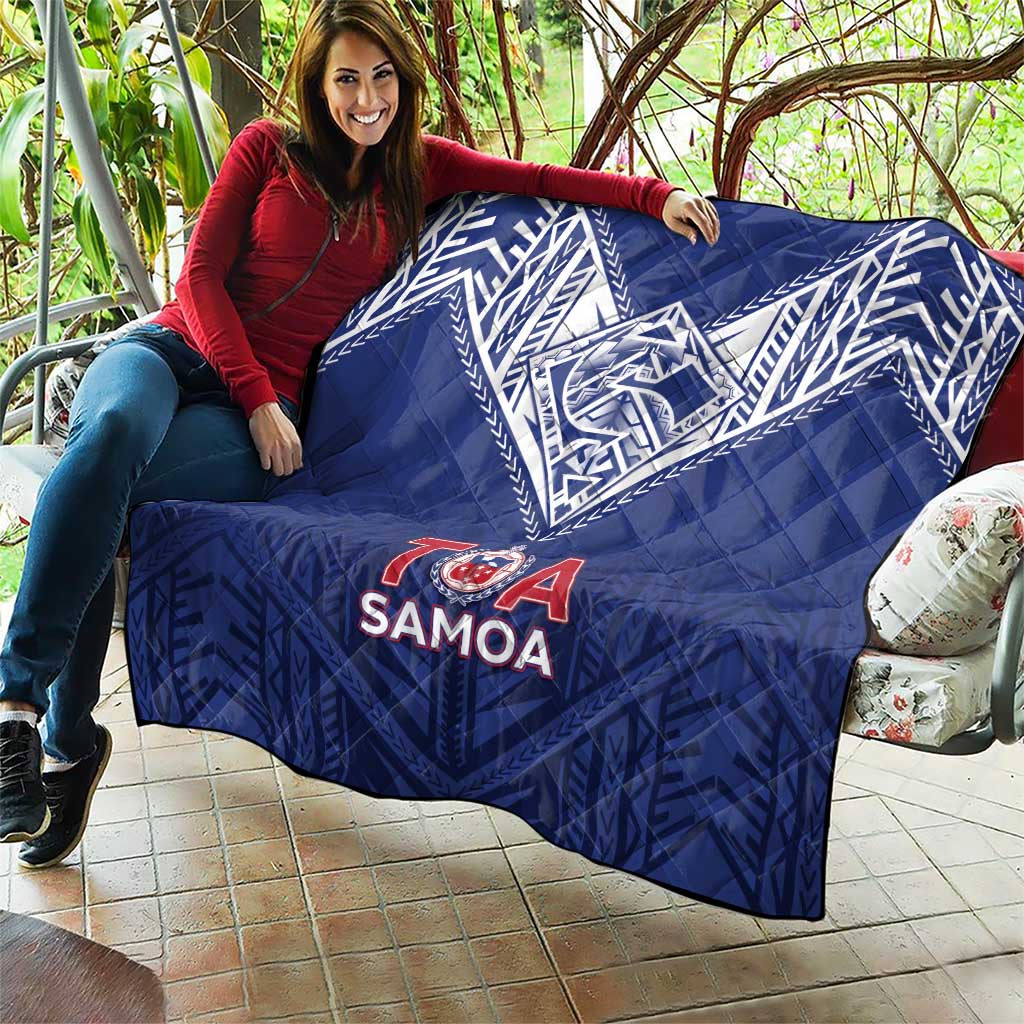 Super Toa Samoa Rugby Quilt Warrior Spirit LT05