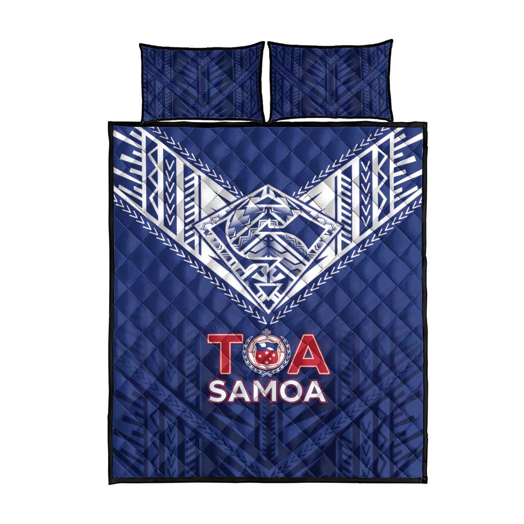 Super Toa Samoa Rugby Quilt Bed Set Warrior Spirit LT05