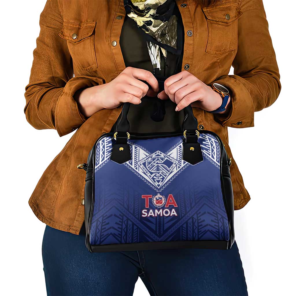 Super Toa Samoa Rugby Shoulder Handbag Warrior Spirit LT05