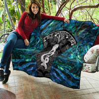 New Zealand Aotearoa Quilt Maori Taniwha Paua Shell LT05 - Polynesian Pride
