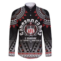 Personalised Samoa Black Saturday Family Matching Mermaid Dress and Hawaiian Shirt Samoa For Samoans