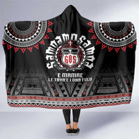 Samoa Black Saturday Hooded Blanket Samoa For Samoans LT05 One Size Black - Polynesian Pride
