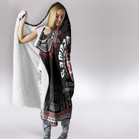Samoa Black Saturday Hooded Blanket Samoa For Samoans LT05 - Polynesian Pride