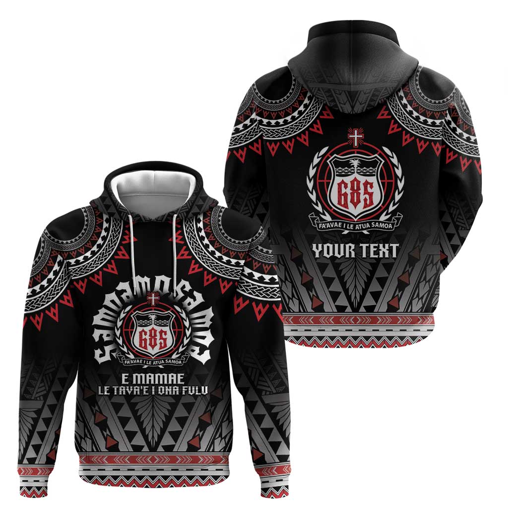 Personalised Samoa Black Saturday Hoodie Samoa For Samoans LT05 - Polynesian Pride
