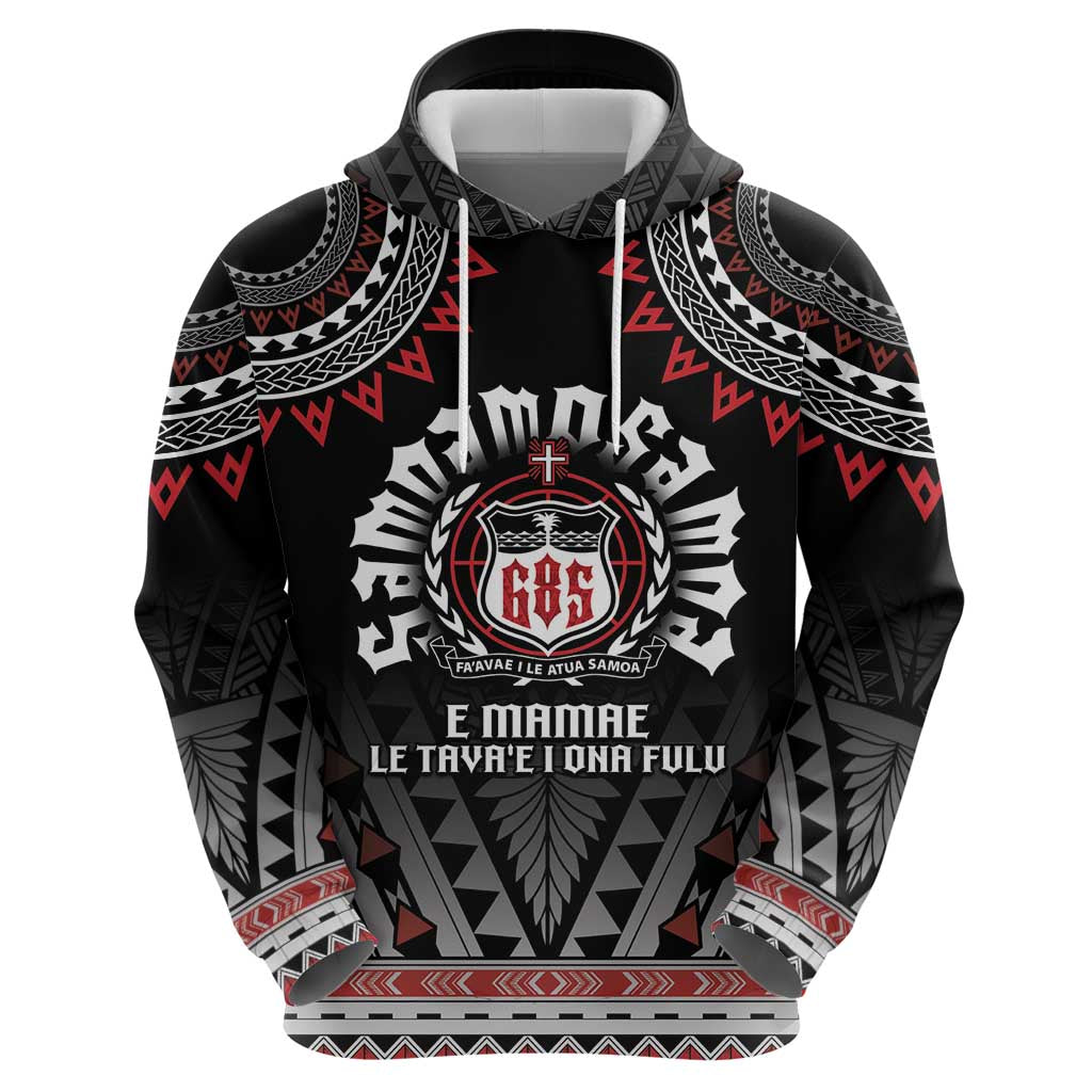 Personalised Samoa Black Saturday Hoodie Samoa For Samoans LT05 - Polynesian Pride