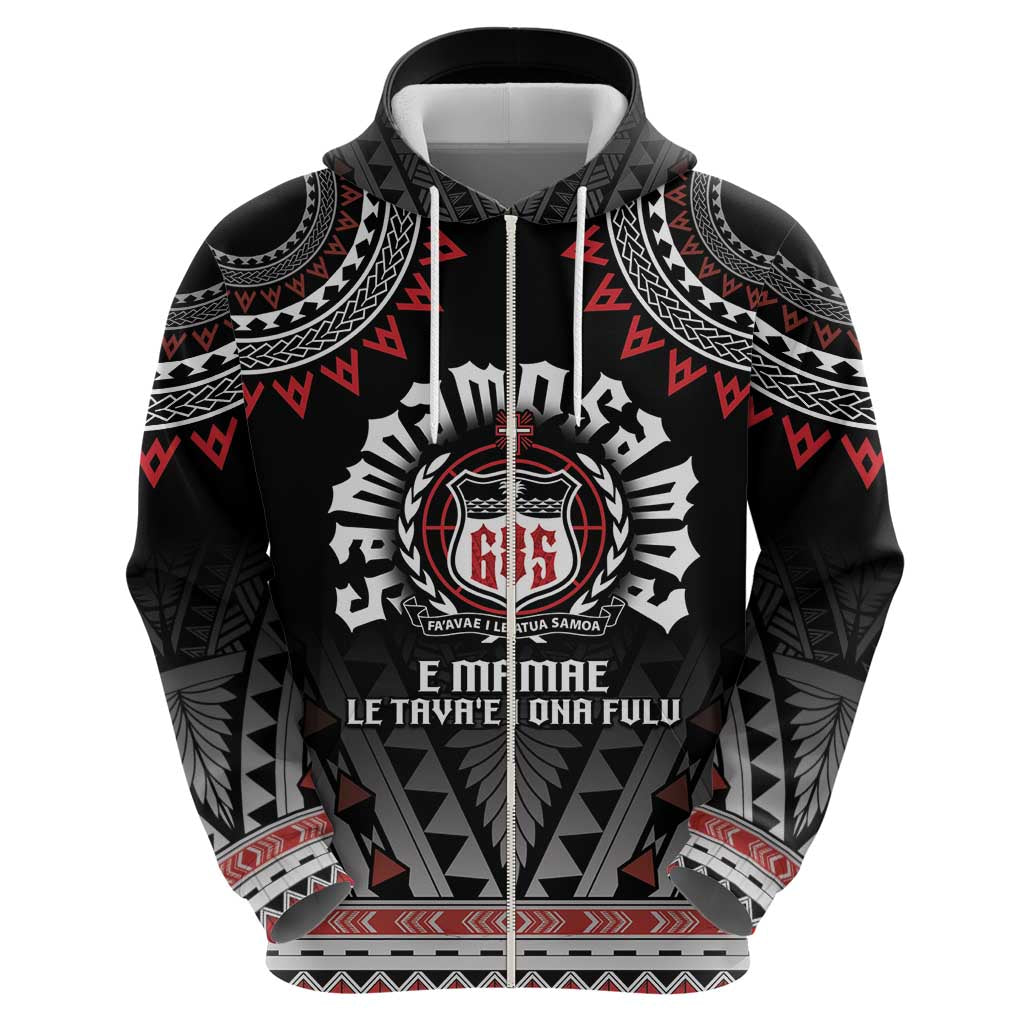 Personalised Samoa Black Saturday Hoodie Samoa For Samoans LT05 - Polynesian Pride