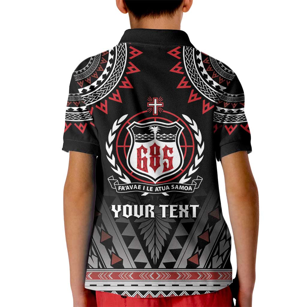 Personalised Samoa Black Saturday Kid Polo Shirt Samoa For Samoans LT05 - Polynesian Pride