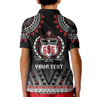 Personalised Samoa Black Saturday Kid Polo Shirt Samoa For Samoans LT05 - Polynesian Pride