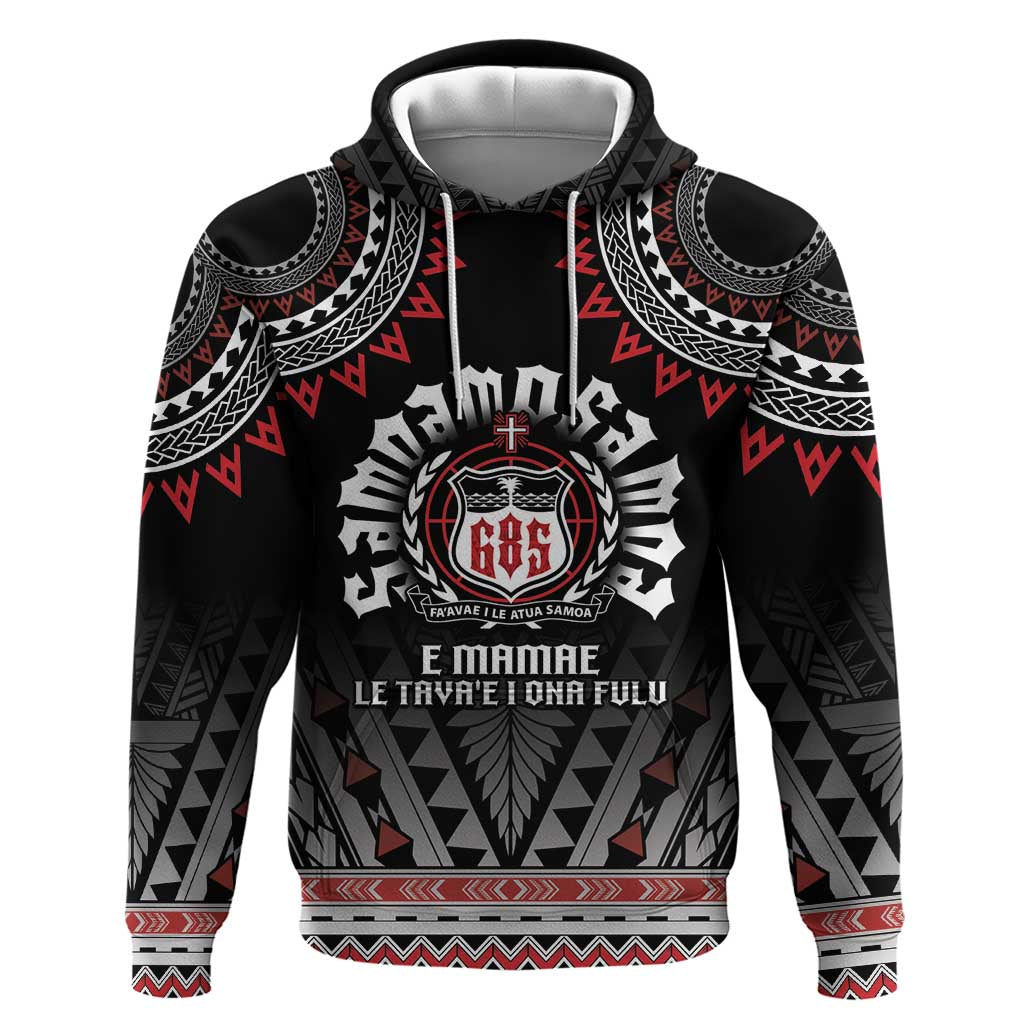 Personalised Samoa Black Saturday Zip Hoodie Samoa For Samoans