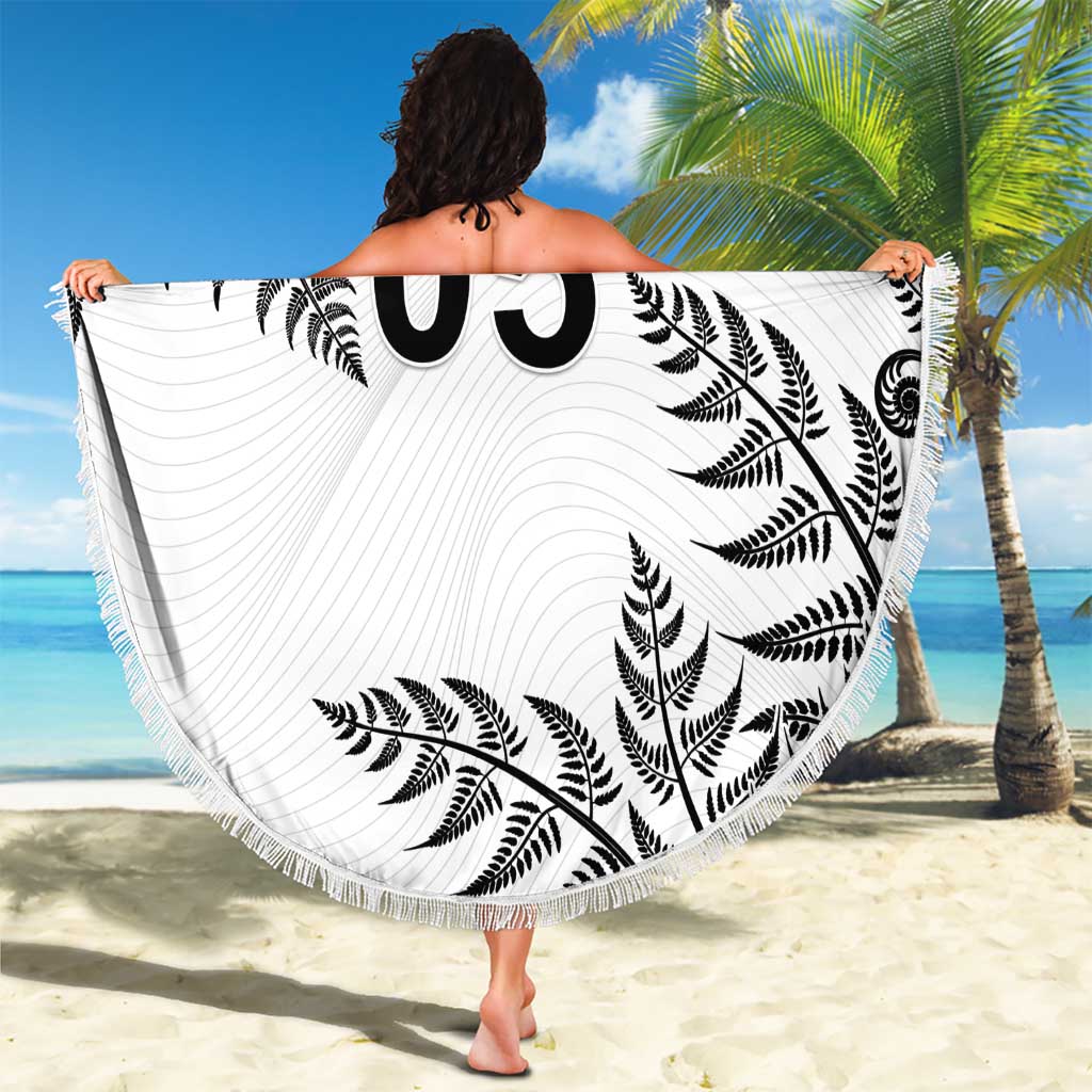Custom New Zealand Football Beach Blanket Aotearoa Pride LT05 - Polynesian Pride