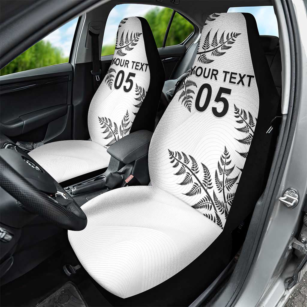 Custom New Zealand Football Car Seat Cover Aotearoa Pride - Polynesian Pride