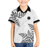 Custom New Zealand Football Family Matching Long Sleeve Bodycon Dress and Hawaiian Shirt Aotearoa Pride - Polynesian Pride