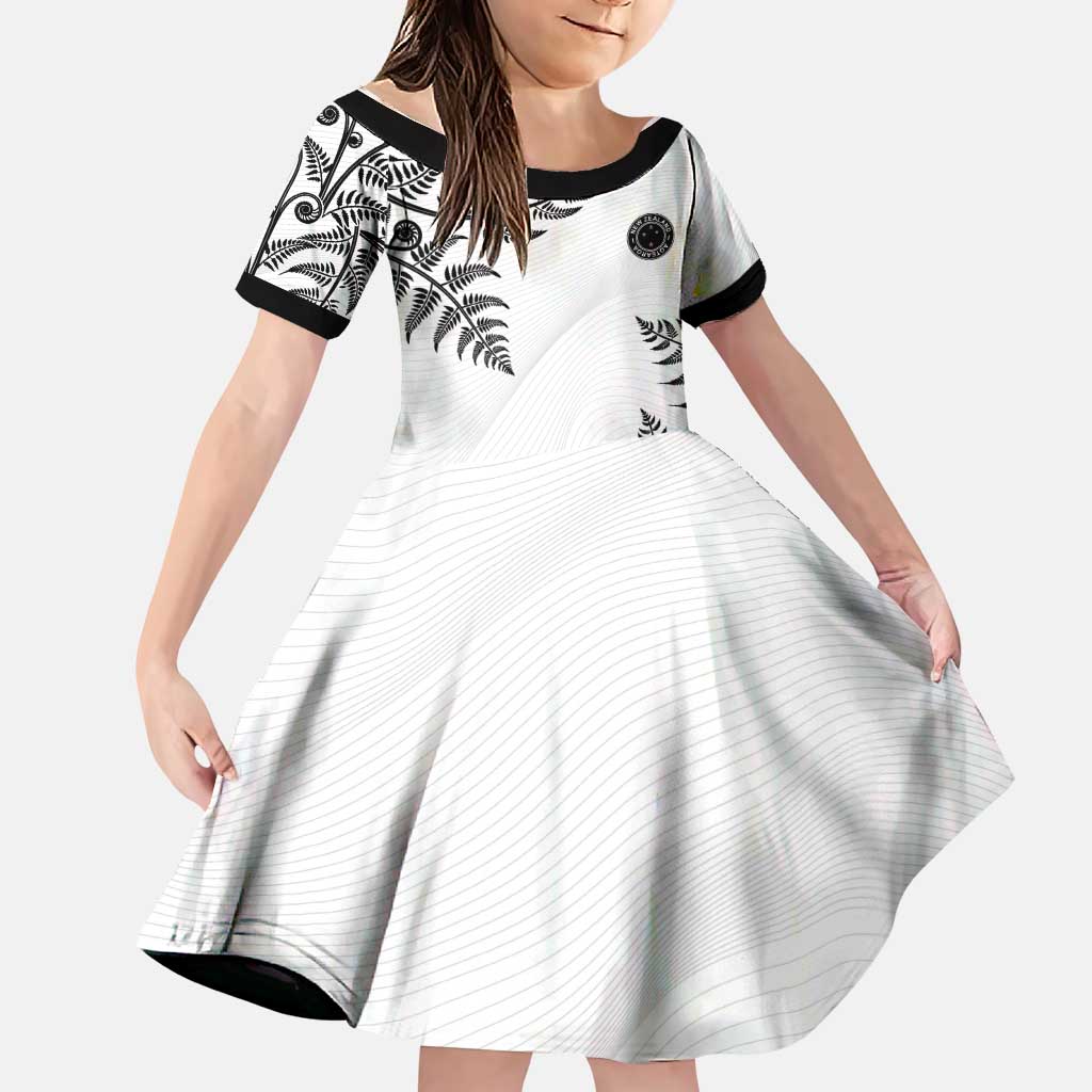 Custom New Zealand Football Family Matching Mermaid Dress and Hawaiian Shirt Aotearoa Pride - Polynesian Pride