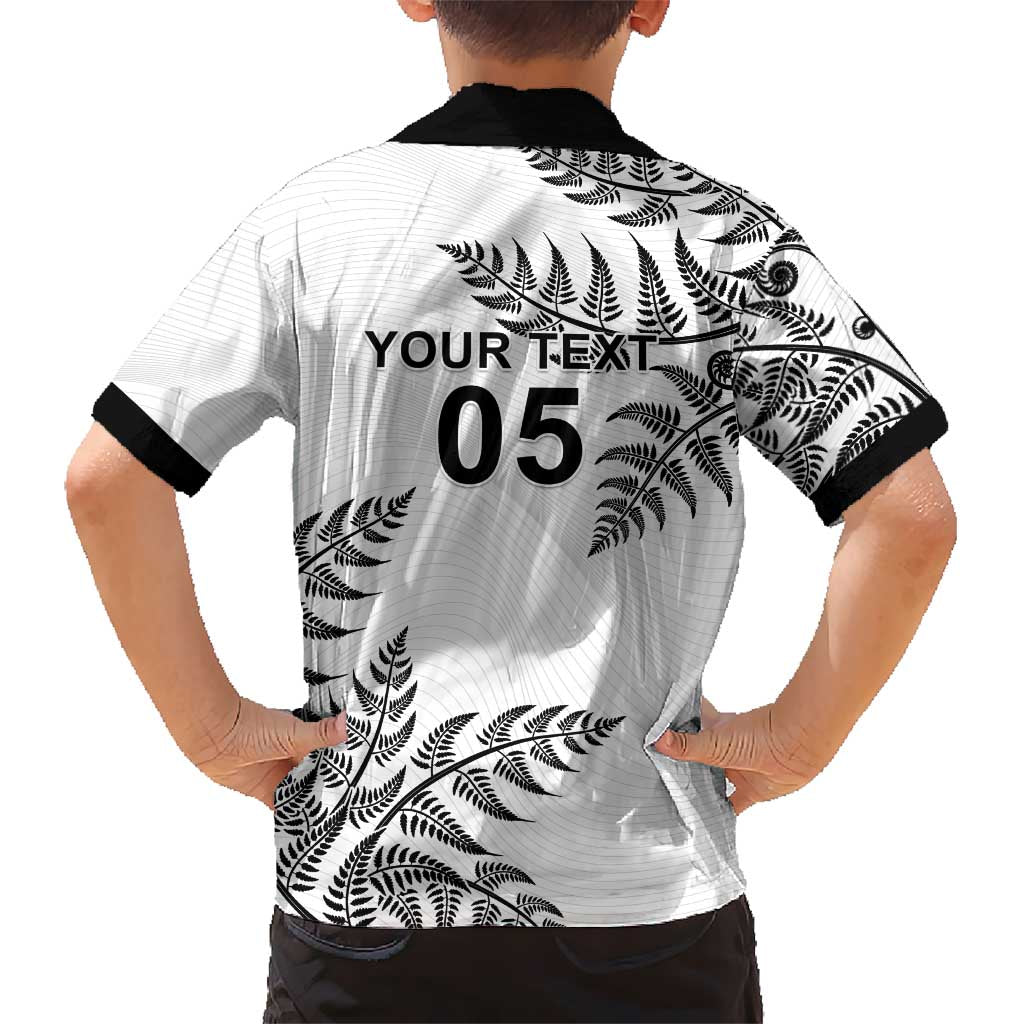 Custom New Zealand Football Family Matching Off Shoulder Maxi Dress and Hawaiian Shirt Aotearoa Pride - Polynesian Pride