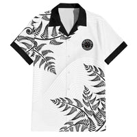 Custom New Zealand Football Family Matching Short Sleeve Bodycon Dress and Hawaiian Shirt Aotearoa Pride - Polynesian Pride