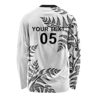 Custom New Zealand Football Long Sleeve Shirt Aotearoa Pride LT05 - Polynesian Pride
