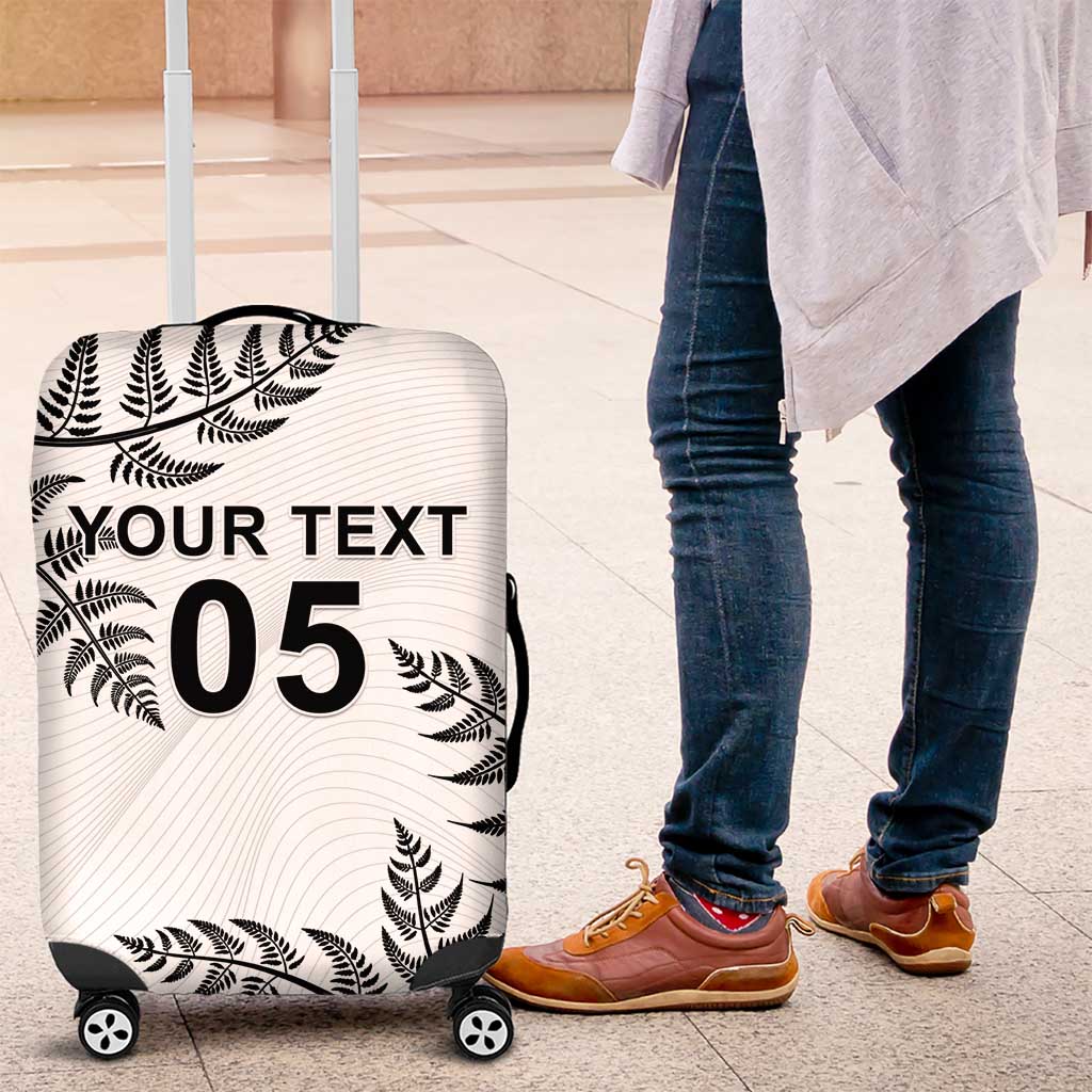 Custom New Zealand Football Luggage Cover Aotearoa Pride - Polynesian Pride