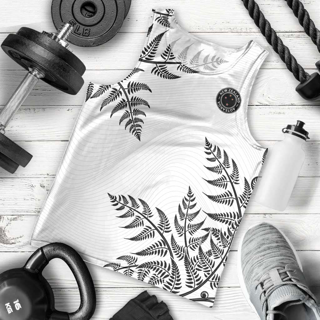 Custom New Zealand Football Men Tank Top Aotearoa Pride LT05 - Polynesian Pride
