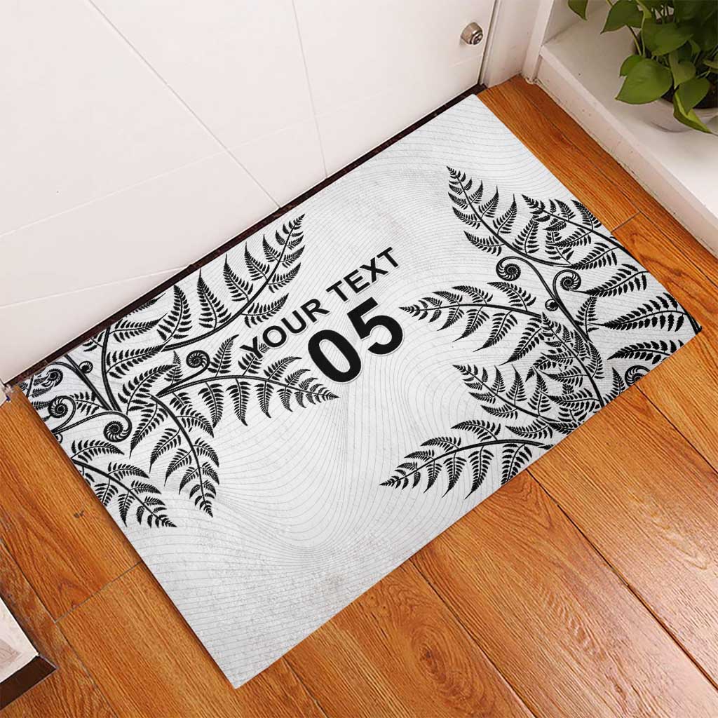 Custom New Zealand Football Rubber Doormat Aotearoa Pride LT05 - Polynesian Pride
