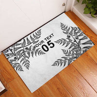 Custom New Zealand Football Rubber Doormat Aotearoa Pride LT05 - Polynesian Pride
