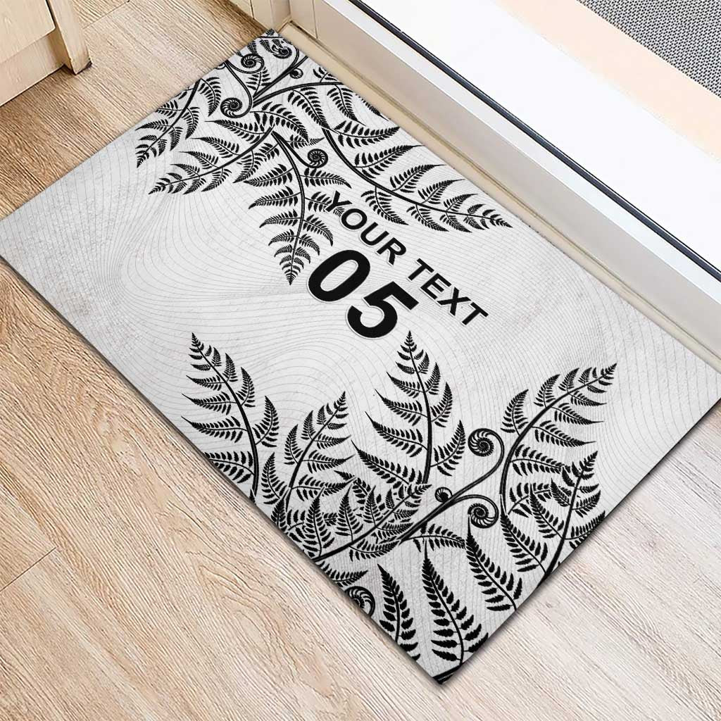 Custom New Zealand Football Rubber Doormat Aotearoa Pride LT05 - Polynesian Pride