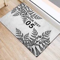Custom New Zealand Football Rubber Doormat Aotearoa Pride LT05 - Polynesian Pride