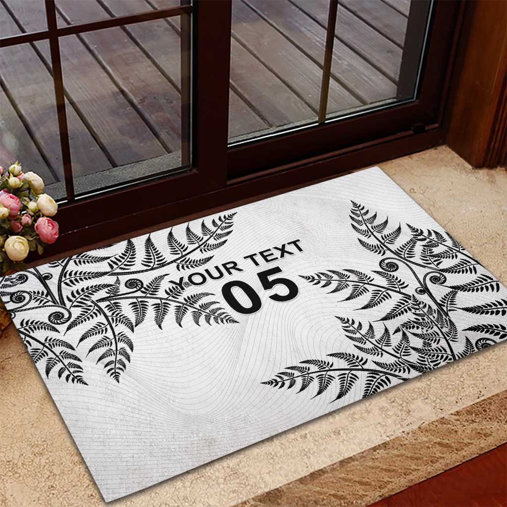 Custom New Zealand Football Rubber Doormat Aotearoa Pride LT05 - Polynesian Pride