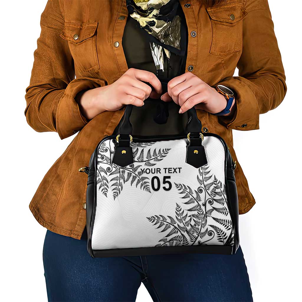 Custom New Zealand Football Shoulder Handbag Aotearoa Pride - Polynesian Pride