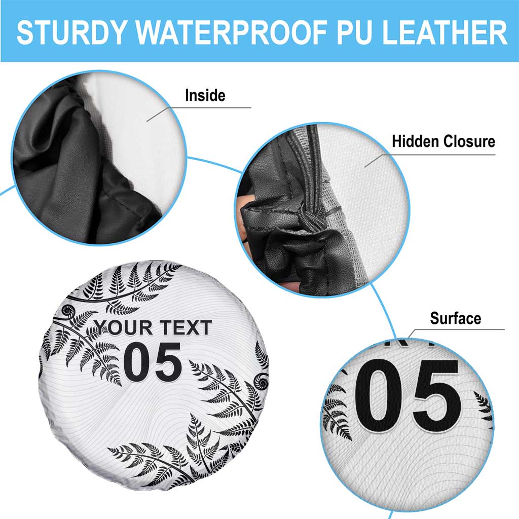 Custom New Zealand Football Spare Tire Cover Aotearoa Pride - Polynesian Pride