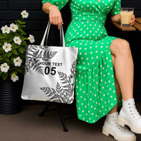 Custom New Zealand Football Tote Bag Aotearoa Pride - Polynesian Pride