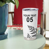 Custom New Zealand Football Tumbler Cup Aotearoa Pride LT05 - Polynesian Pride