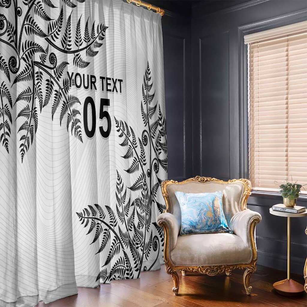 Custom New Zealand Football Window Curtain Aotearoa Pride LT05 - Polynesian Pride