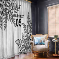 Custom New Zealand Football Window Curtain Aotearoa Pride LT05 - Polynesian Pride